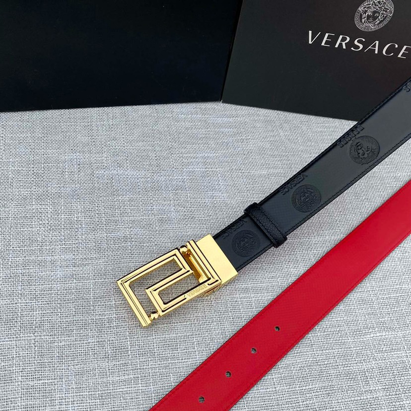 Versace Classic Designer Belt Belts For Women Man Designer Casual Letter Smooth Buckle Belt Couple Lovers Style