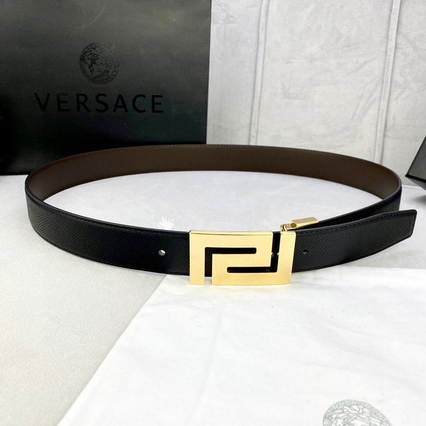 Versace Classic Designer Belt Belts For Women Man Designer Casual Letter Smooth Buckle Belt Couple Lovers Style