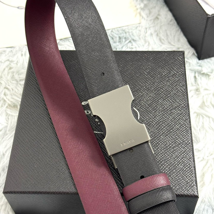 Prada Designer Belt Mens Belts Womens Brand Belt Luxury Belt Length 100-125cm Woman Men Belt Fashion Classics Casual Classic Square Smooth Buckle Designer High Quality Belt
