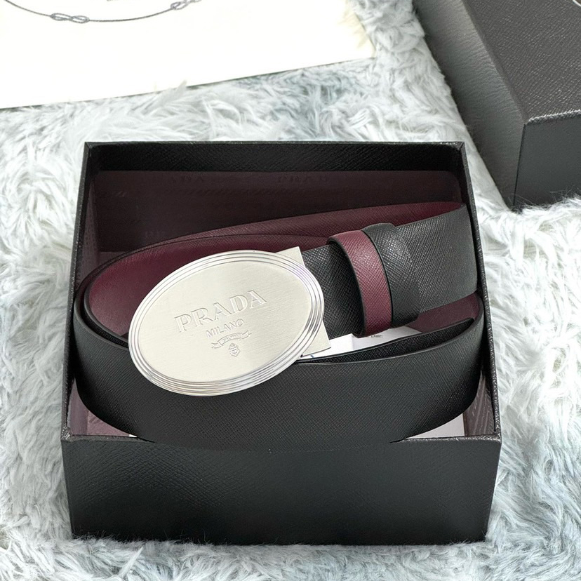 Prada Designer Belt Mens Belts Womens Brand Belt Luxury Belt Length 100-125cm Woman Men Belt Fashion Classics Casual Classic Rotundity Smooth Buckle Designer High Quality Belt