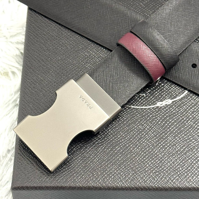 Prada Designer Belt Mens Belts Womens Brand Belt Luxury Belt Length 100-125cm Woman Men Belt Fashion Classics Casual Classic Square Smooth Buckle Designer High Quality Belt