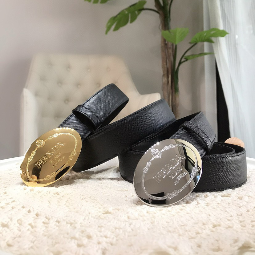 Prada Designer Belt Mens Belts Womens Brand Belt Luxury Belt Length 100-125cm Woman Men Belt Fashion Classics Casual Classic Rotundity Smooth Buckle Designer High Quality Belt