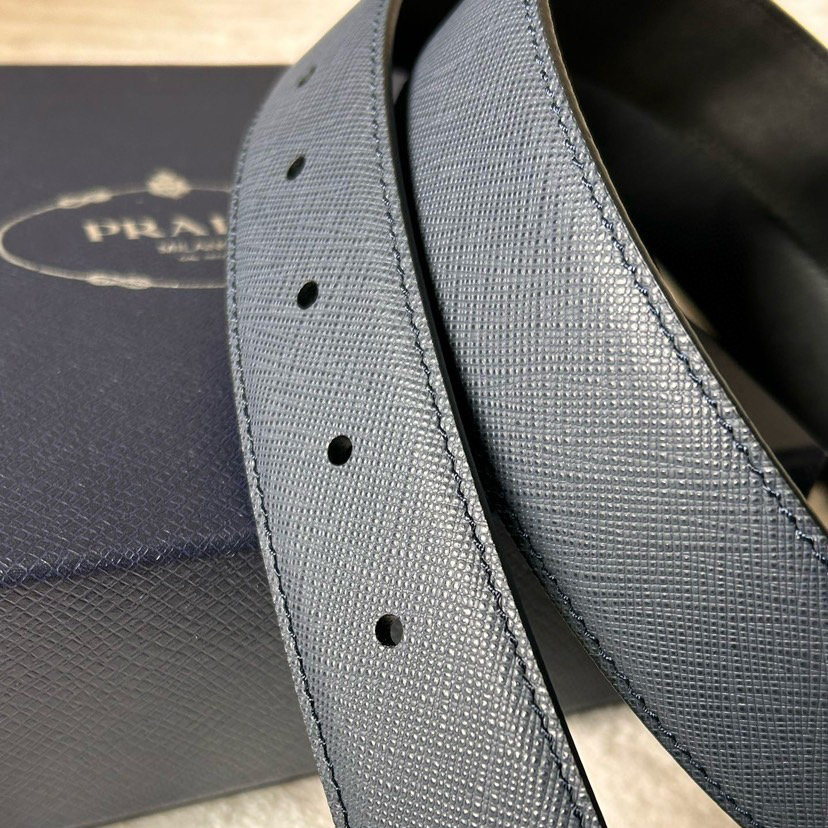 Prada Designer Belt Mens Belts Luxury Belt Length 100-125cm Men Belt Fashion Classics Casual Classic Square Smooth Buckle Designer High Quality Belt Men With A Width Of 3.5cm And With Box