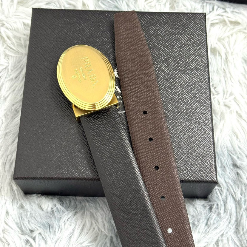 Prada Designer Belt Mens Belts Womens Brand Belt Luxury Belt Length 100-125cm Woman Men Belt Fashion Classics Casual Classic Rotundity Smooth Buckle Designer High Quality Belt