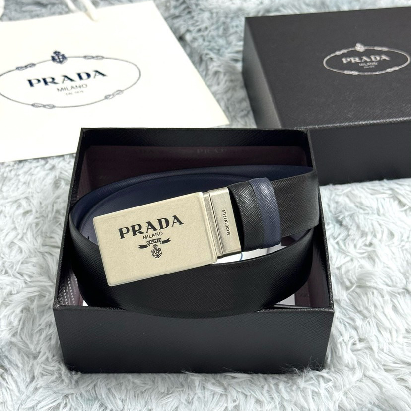 Prada Designer Belt Mens Belts Womens Brand Belt Luxury Belt Length 100-125cm Woman Men Belt Fashion Classics Casual Classic Letter Smooth Buckle Designer High Quality Belt