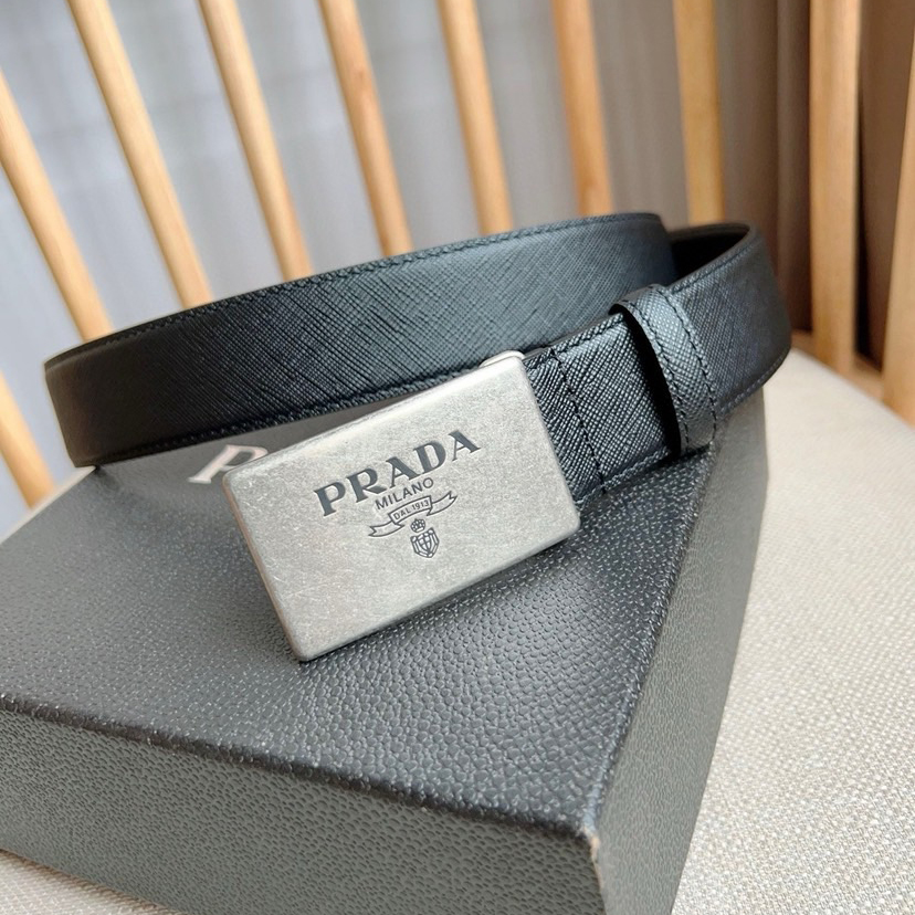 Prada Designer Belt Mens Belts Womens Brand Belt Luxury Belt Length 100-125cm Woman Men Belt Fashion Classics Casual Classic Letter Smooth Buckle Designer High Quality Belt