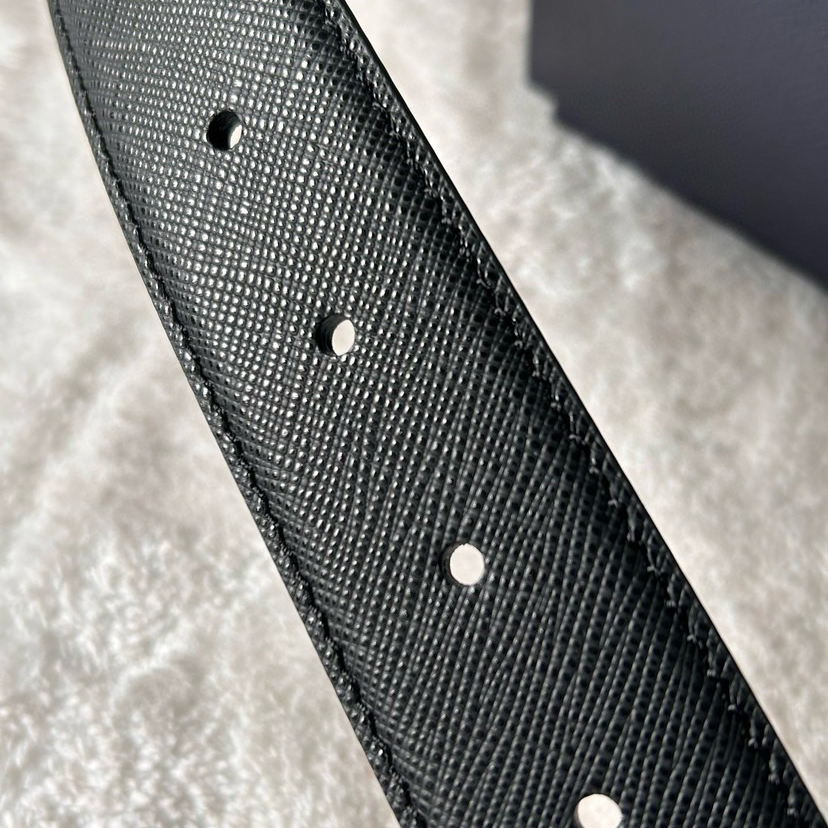 Prada Designer Belt Mens Belts Luxury Belt Length 100-125cm Men Belt Fashion Classics Casual Classic Square Smooth Buckle Designer High Quality Belt Men With A Width Of 3.5cm And With Box