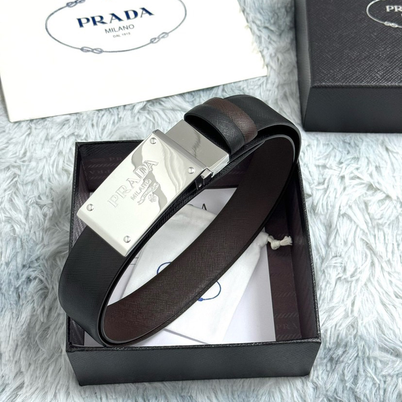 Prada Designer Belt Mens Belts Womens Brand Belt Luxury Belt Length 100-125cm Woman Men Belt Fashion Classics Casual Classic Letter Smooth Buckle Designer High Quality Belt