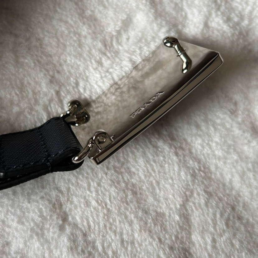 Prada Designer Belt Mens Belts Luxury Belt Length 100-125cm Men Belt Fashion Classics Casual Classic Square Smooth Buckle Designer High Quality Belt Men With A Width Of 3.5cm And With Box