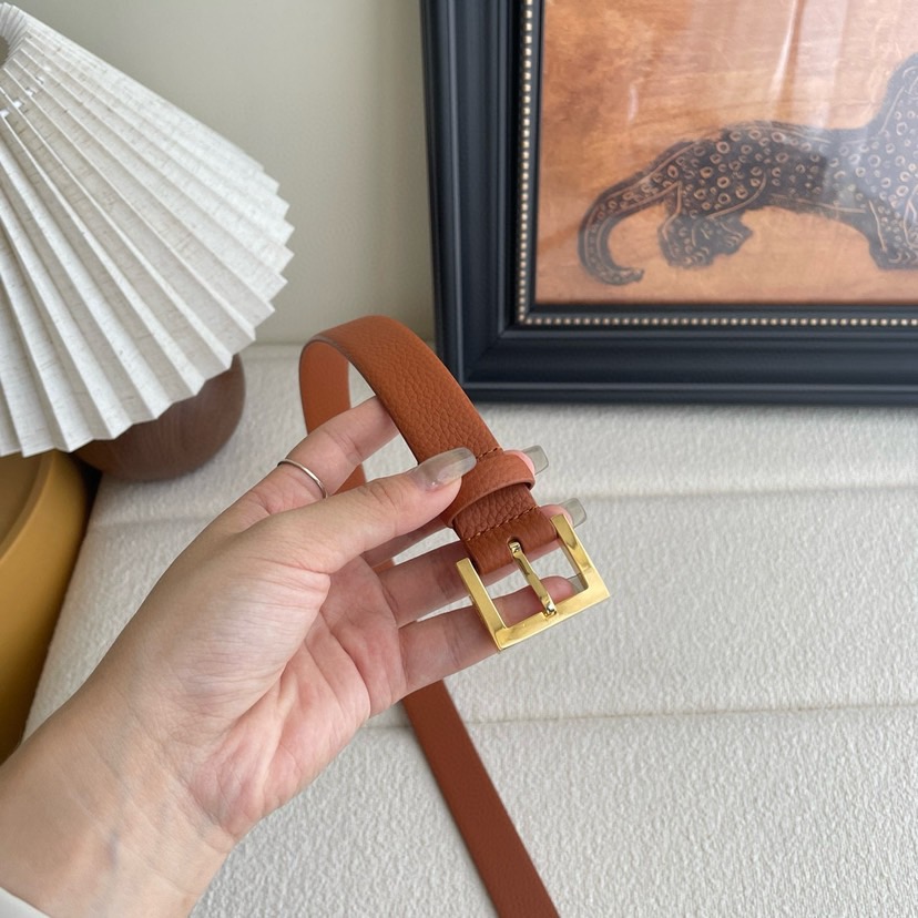 Prada Belts For Women Designer Belts Woman Square Buckle With Ada Brand Logo On The Buckle Double-Sided Lychee Patterned Calf Leather Versatile And Fashionable Simple And Elegant