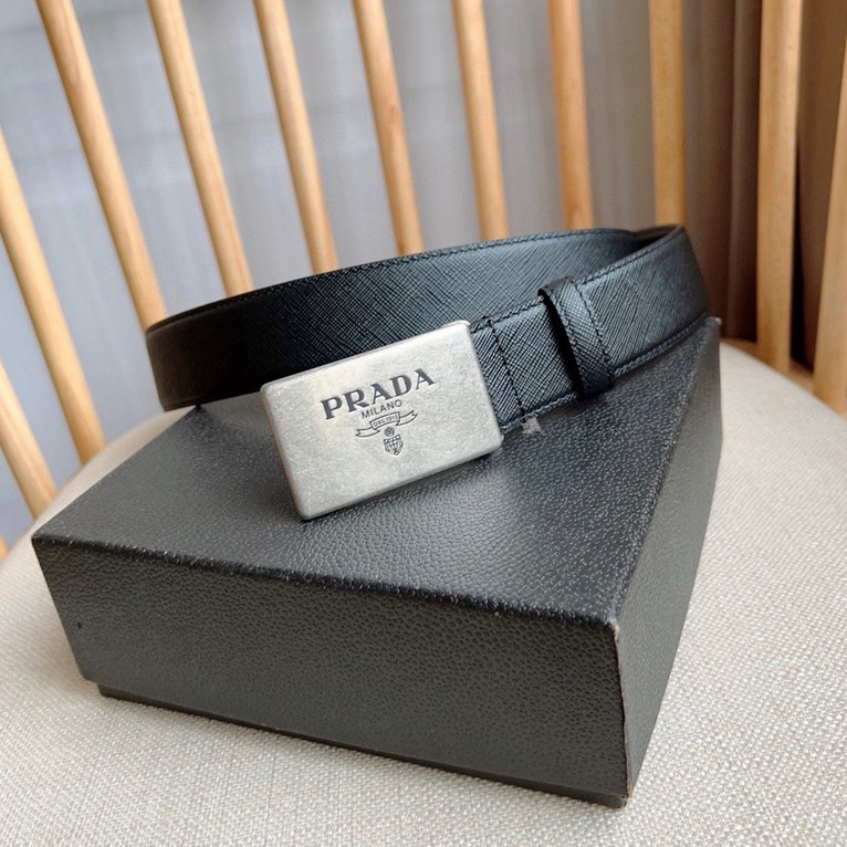 Prada Designer Belt Mens Belts Womens Brand Belt Luxury Belt Length 100-125cm Woman Men Belt Fashion Classics Casual Classic Letter Smooth Buckle Designer High Quality Belt