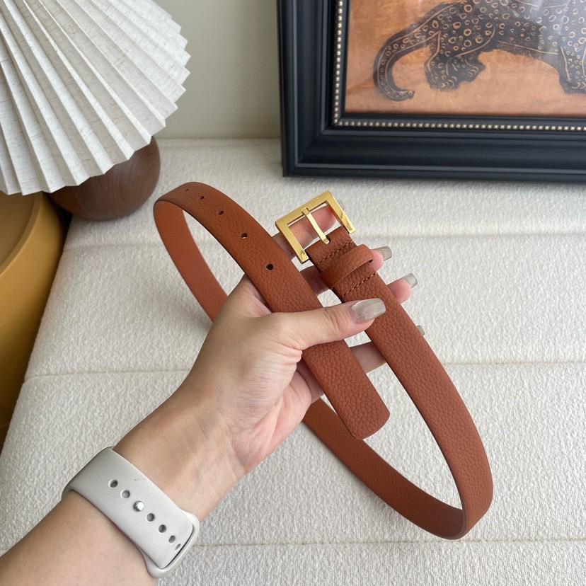 Prada Belts For Women Designer Belts Woman Square Buckle With Ada Brand Logo On The Buckle Double-Sided Lychee Patterned Calf Leather Versatile And Fashionable Simple And Elegant