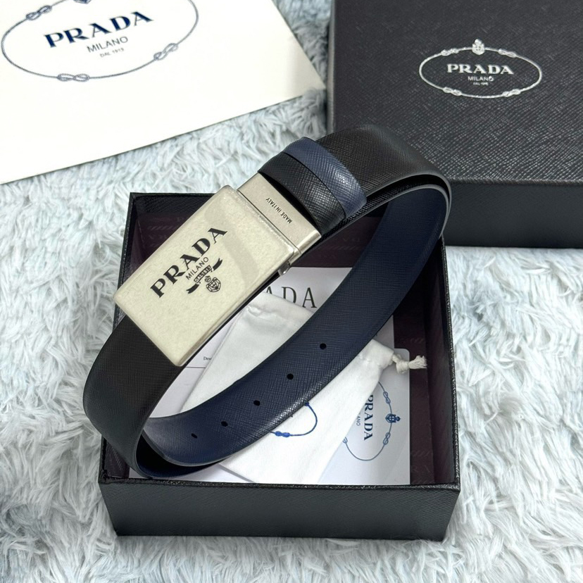 Prada Designer Belt Mens Belts Womens Brand Belt Luxury Belt Length 100-125cm Woman Men Belt Fashion Classics Casual Classic Letter Smooth Buckle Designer High Quality Belt