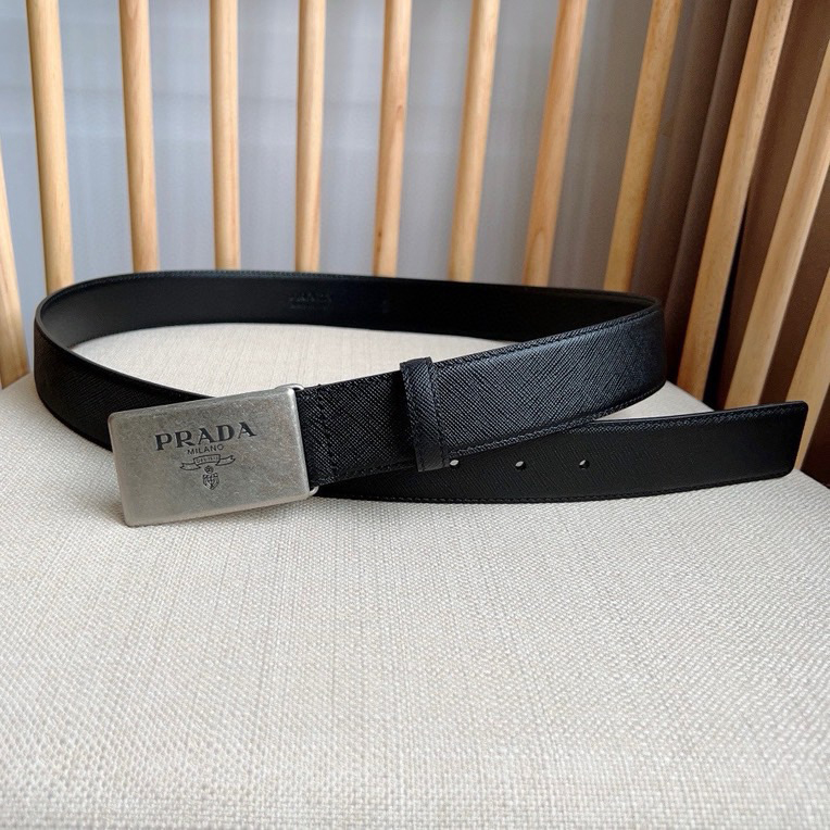 Prada Designer Belt Mens Belts Womens Brand Belt Luxury Belt Length 100-125cm Woman Men Belt Fashion Classics Casual Classic Letter Smooth Buckle Designer High Quality Belt