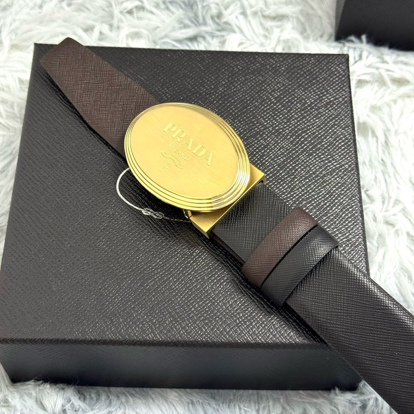 Prada Designer Belt Mens Belts Womens Brand Belt Luxury Belt Length 100-125cm Woman Men Belt Fashion Classics Casual Classic Rotundity Smooth Buckle Designer High Quality Belt