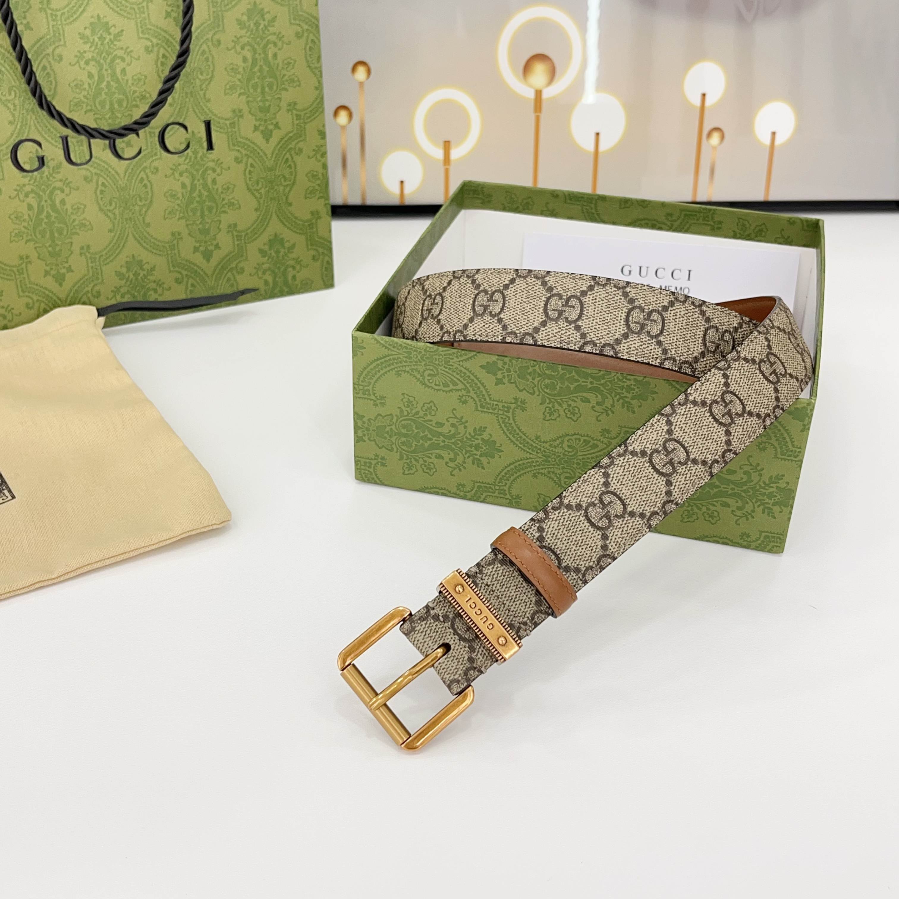 Gucci Belts For Women Designer Belt Womens Formal Smooth Buckle Woman Narrow Genuine Leather Golden Bronze Cowhide Design Thin Optional High Quality