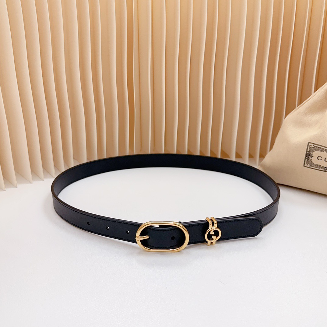 Gucci Belts For Women Designer Belt Womens Formal Smooth Buckle Woman Narrow Genuine Leather Golden Bronze Cowhide Design Thin Optional High Quality