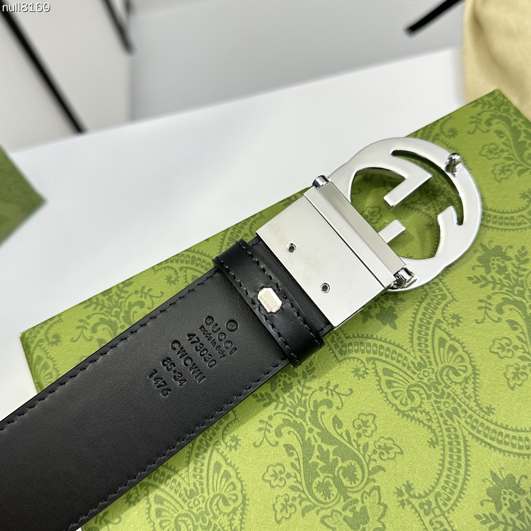 Gucci Leather It Has A Thick Touch With Clear And Distinct Printing Patterns It Is A Fashionable And Classic Men's Belt A Designer Belt A Casual And Smooth Buckle Belt For Both Women And Men With A Width Of 3.7cm And With Box