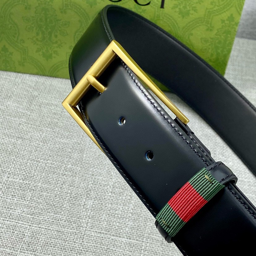 Gucci Designer Belt Mens Belts Luxury Belt Length 100-125cm Men Belt Fashion Classics Casual Classic Square Smooth Buckle Designer High Quality Belt Men With A Width Of 4.0cm And With Box
