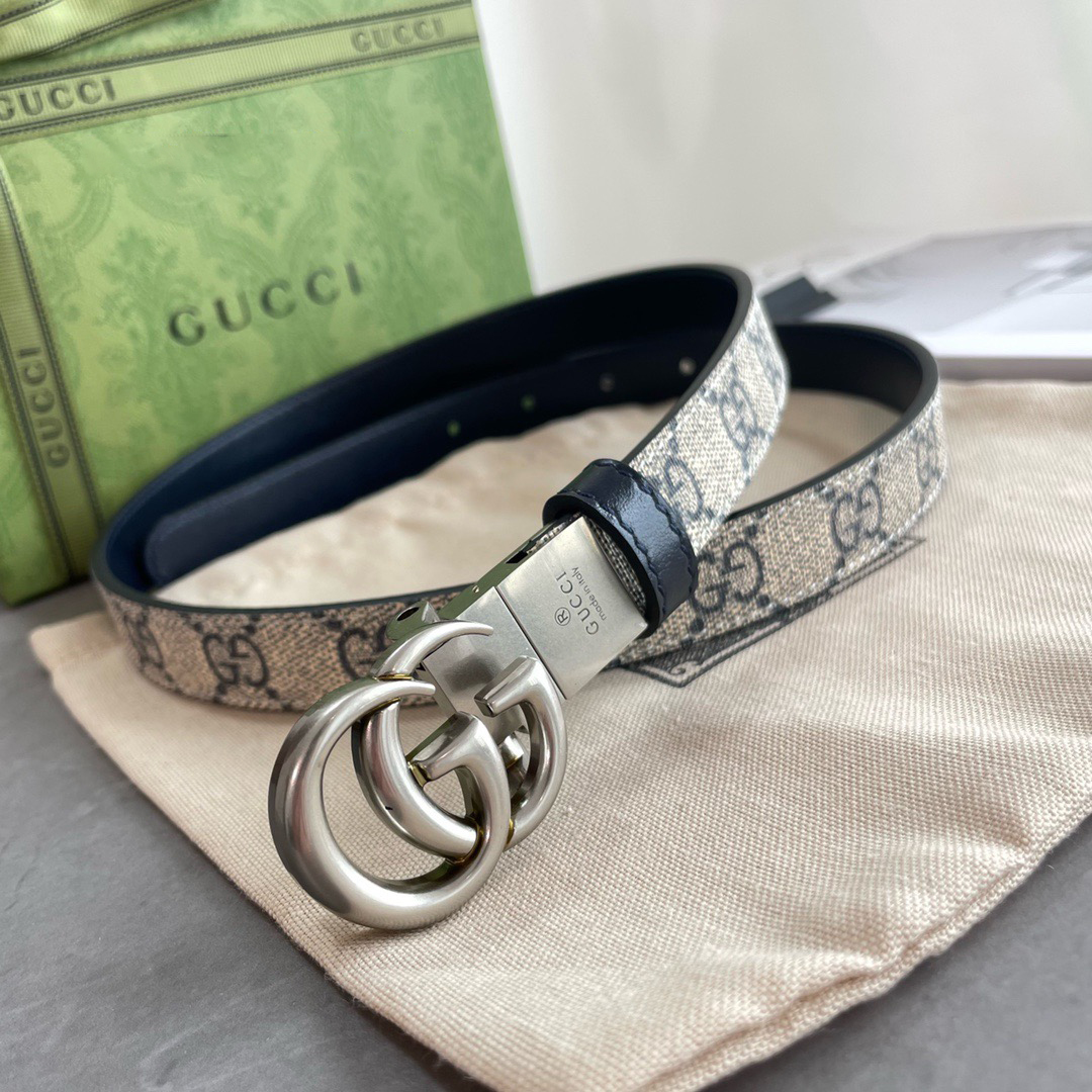 Gucci Belts For Women Designer Belt Womens Formal Smooth Buckle Woman Narrow Genuine Leather Golden Bronze Cowhide Design Thin Optional High Quality