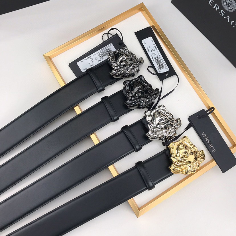 Versace Designer Belt Mens Belts Womens Brand Belt Luxury Belt Length 100-125cm Woman Men Belt Fashion Classics Casual Classic Solid Smooth Buckle Designer High Quality Belt