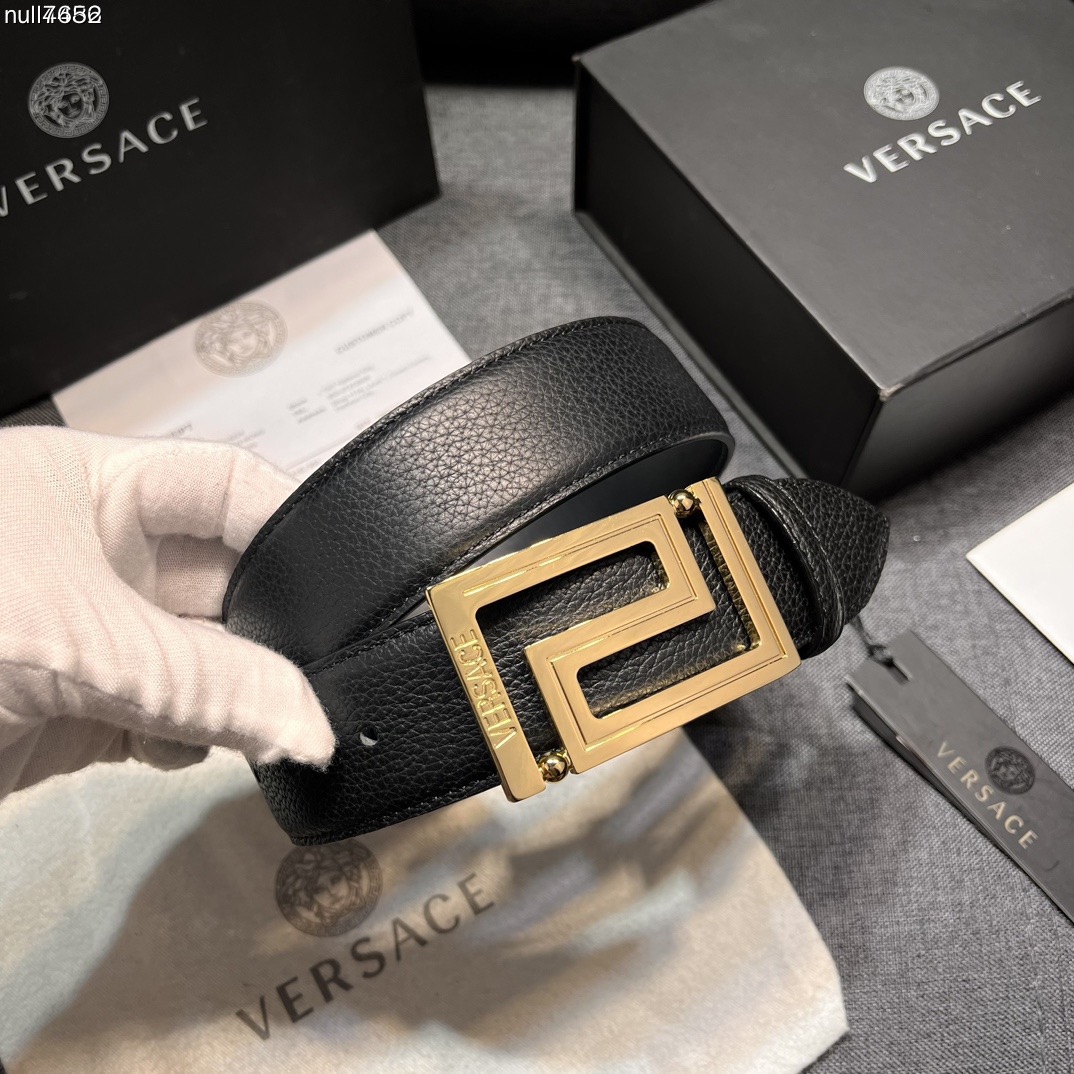 Versace Designer Belt Mens Belts Womens Brand Belt Luxury Belt Length 100-125cm Woman Men Belt Fashion Classics Casual Classic Letter Smooth Buckle Designer High Quality Belt