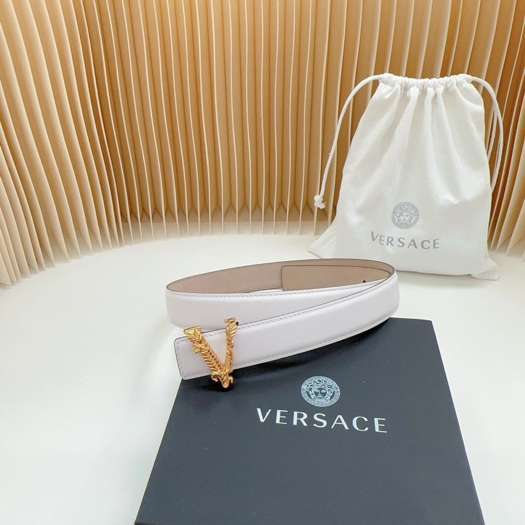 Versace Classic Designer Belt Belts For Women Man Designer Casual Letter Smooth Buckle Belt Couple Lovers Style