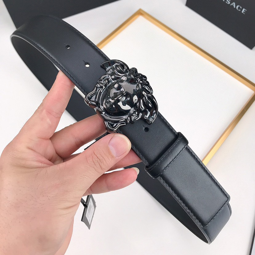 Versace Designer Belt Mens Belts Womens Brand Belt Luxury Belt Length 100-125cm Woman Men Belt Fashion Classics Casual Classic Solid Smooth Buckle Designer High Quality Belt