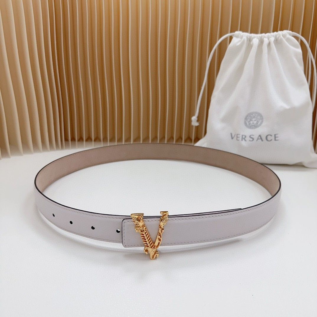 Versace Classic Designer Belt Belts For Women Man Designer Casual Letter Smooth Buckle Belt Couple Lovers Style