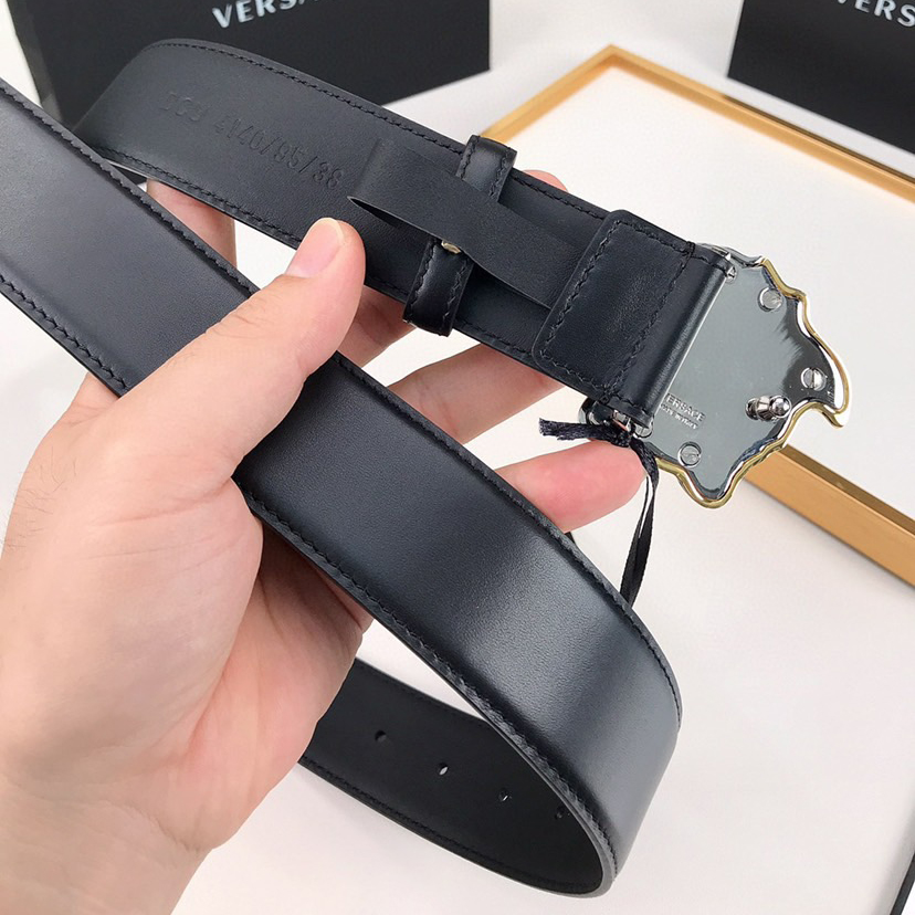 Versace Designer Belt Mens Belts Womens Brand Belt Luxury Belt Length 100-125cm Woman Men Belt Fashion Classics Casual Classic Solid Smooth Buckle Designer High Quality Belt