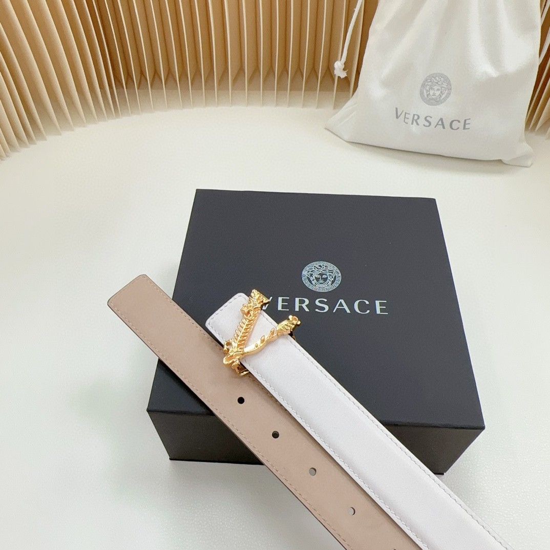 Versace Classic Designer Belt Belts For Women Man Designer Casual Letter Smooth Buckle Belt Couple Lovers Style