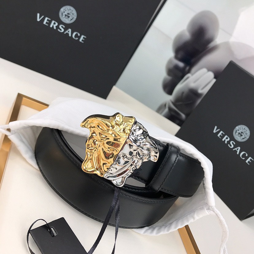 Versace Designer Belt Mens Belts Womens Brand Belt Luxury Belt Length 100-125cm Woman Men Belt Fashion Classics Casual Classic Solid Smooth Buckle Designer High Quality Belt