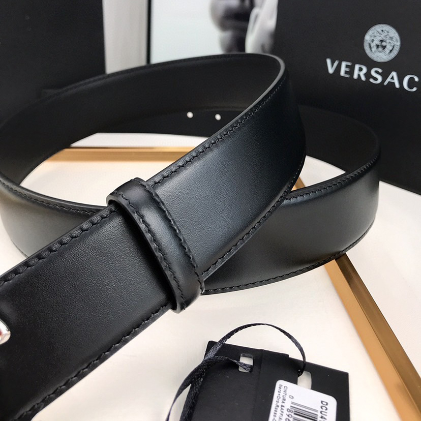 Versace Designer Belt Mens Belts Womens Brand Belt Luxury Belt Length 100-125cm Woman Men Belt Fashion Classics Casual Classic Solid Smooth Buckle Designer High Quality Belt