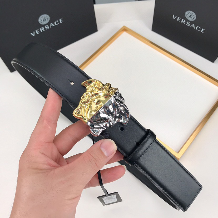 Versace Designer Belt Mens Belts Womens Brand Belt Luxury Belt Length 100-125cm Woman Men Belt Fashion Classics Casual Classic Solid Smooth Buckle Designer High Quality Belt