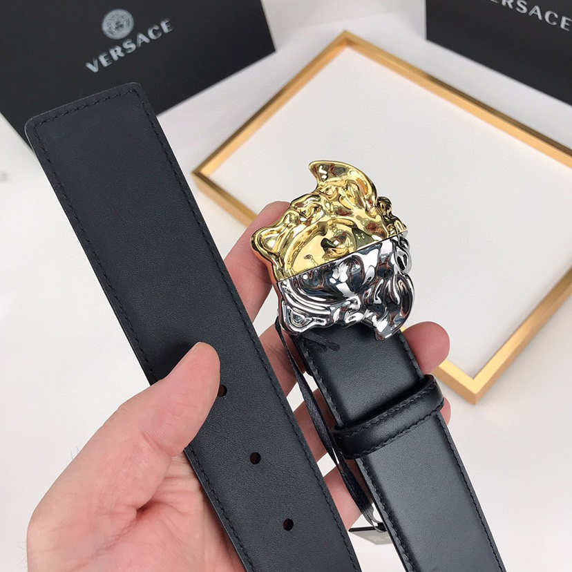 Versace Designer Belt Mens Belts Womens Brand Belt Luxury Belt Length 100-125cm Woman Men Belt Fashion Classics Casual Classic Solid Smooth Buckle Designer High Quality Belt