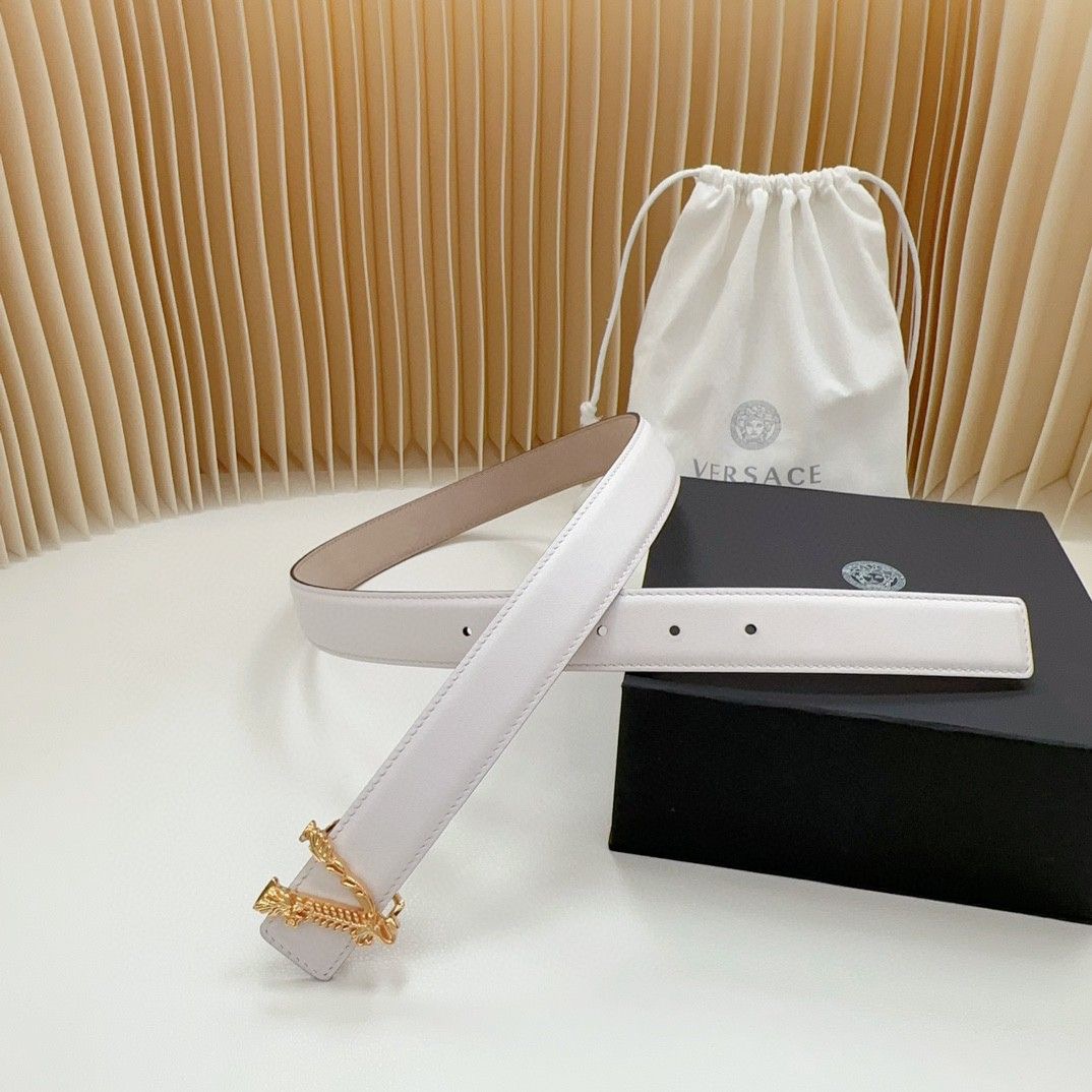 Versace Classic Designer Belt Belts For Women Man Designer Casual Letter Smooth Buckle Belt Couple Lovers Style