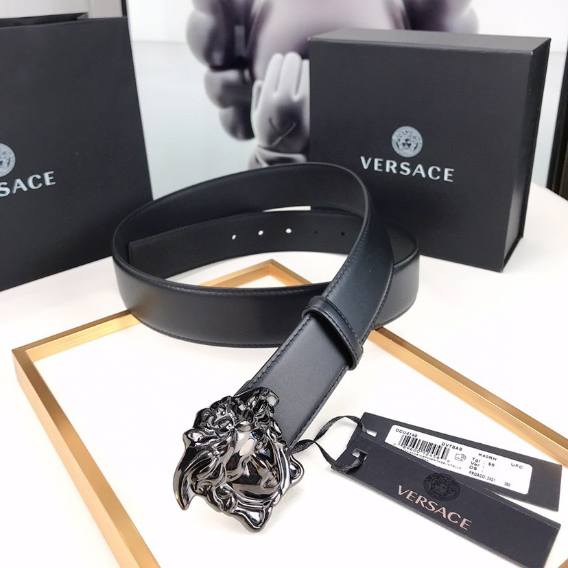 Versace Designer Belt Mens Belts Womens Brand Belt Luxury Belt Length 100-125cm Woman Men Belt Fashion Classics Casual Classic Solid Smooth Buckle Designer High Quality Belt