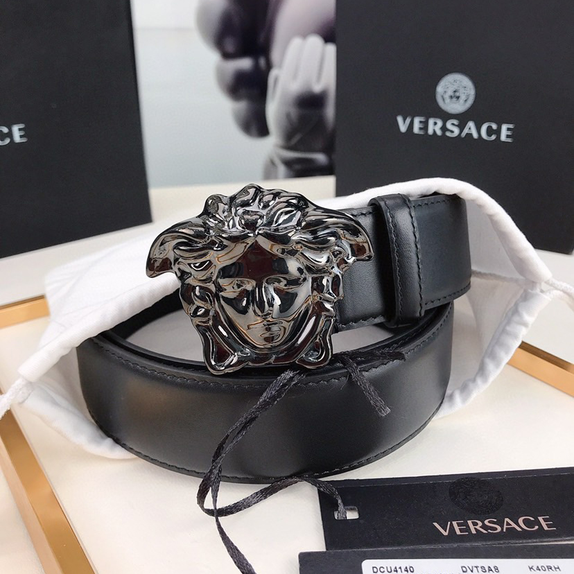 Versace Designer Belt Mens Belts Womens Brand Belt Luxury Belt Length 100-125cm Woman Men Belt Fashion Classics Casual Classic Solid Smooth Buckle Designer High Quality Belt