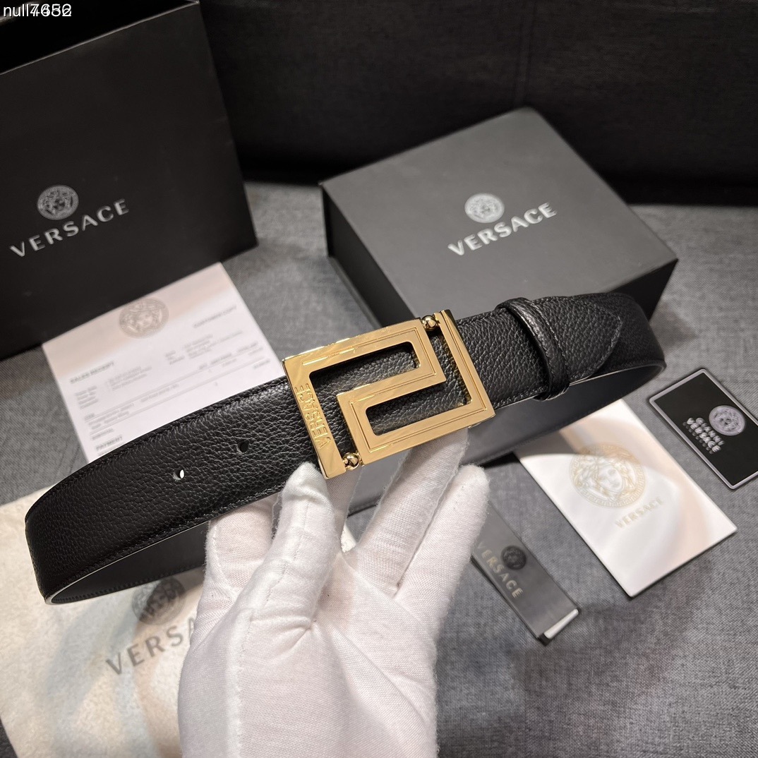 Versace Designer Belt Mens Belts Womens Brand Belt Luxury Belt Length 100-125cm Woman Men Belt Fashion Classics Casual Classic Letter Smooth Buckle Designer High Quality Belt