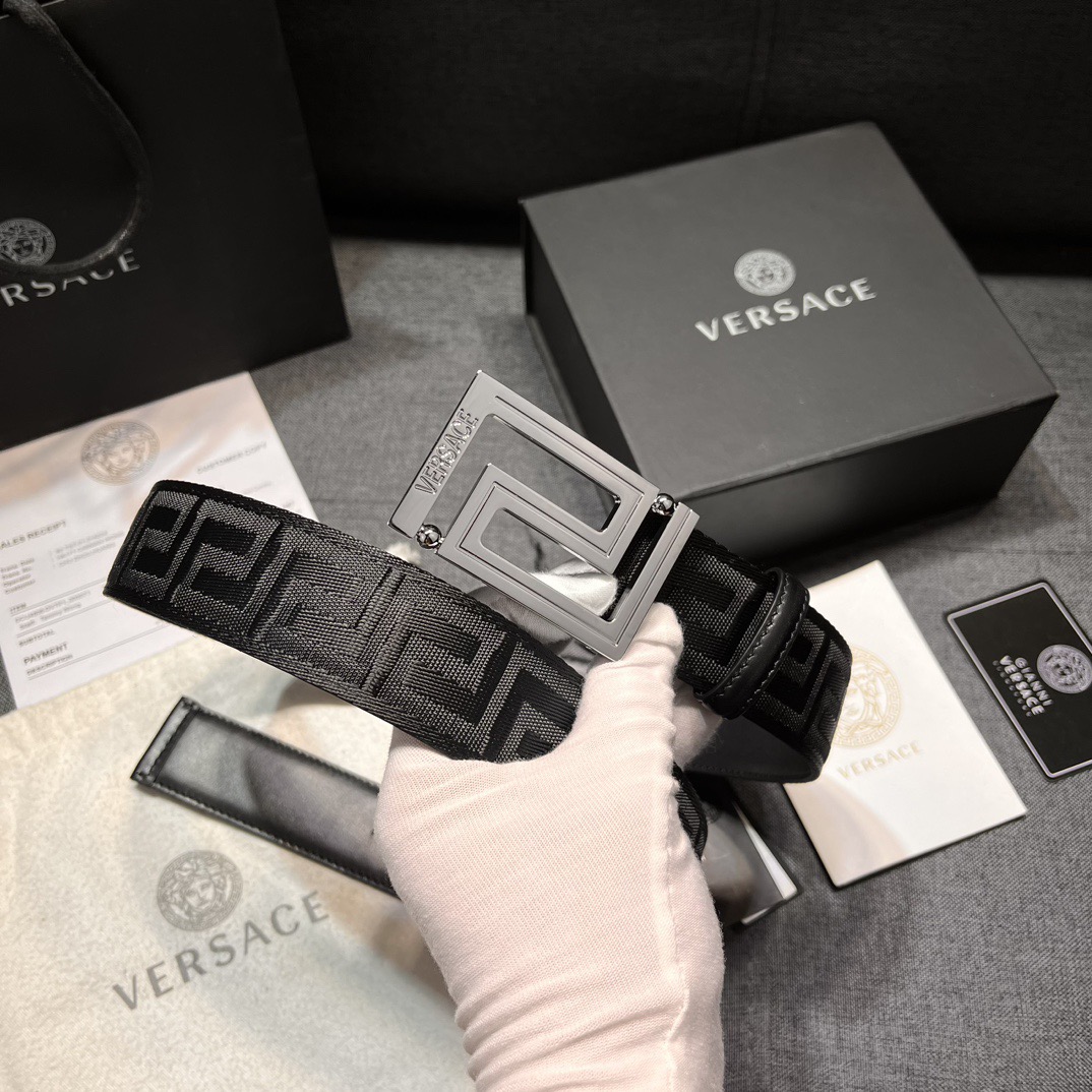 Versace Designer Belt Mens Belts Womens Brand Belt Luxury Belt Length 100-125cm Woman Men Belt Fashion Classics Casual Classic Letter Smooth Buckle Designer High Quality Belt