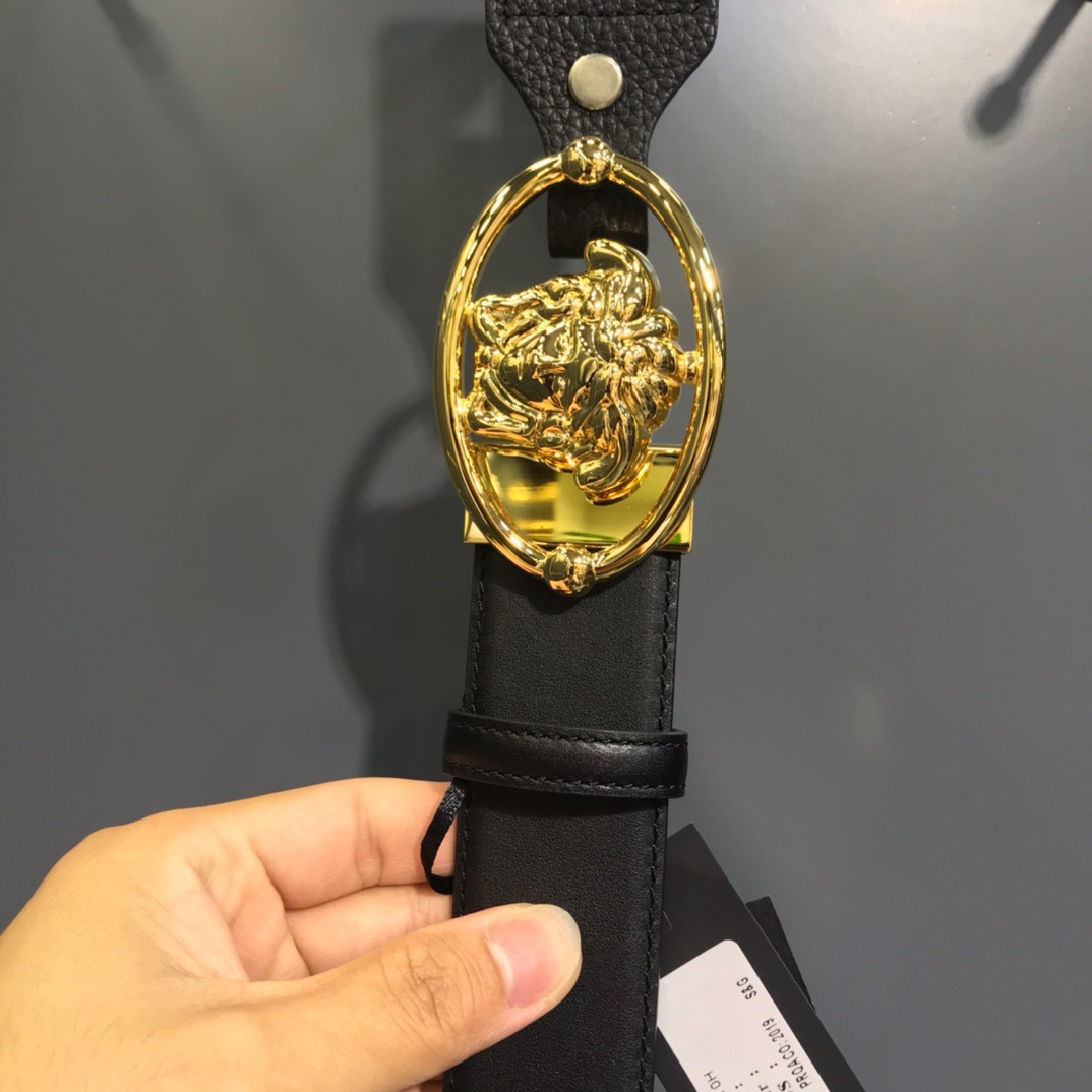 Versace Designer Belt Mens Belts Womens Brand Belt Luxury Belt Length 100-125cm Woman Men Belt Fashion Classics Casual Classic Solid Smooth Buckle Designer High Quality Belt