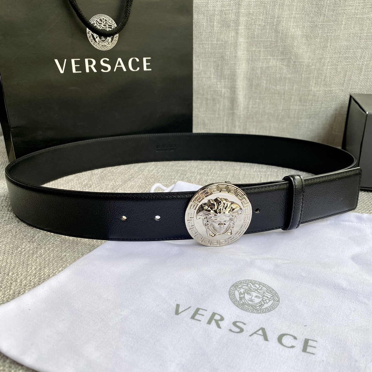 Versace Designer Belt Mens Belts Luxury Belt Length 100-125cm Men Belt Fashion Classics Casual Classic Solid Smooth Buckle Designer High Quality Belt Men With A Width Of 4.0cm And With Box