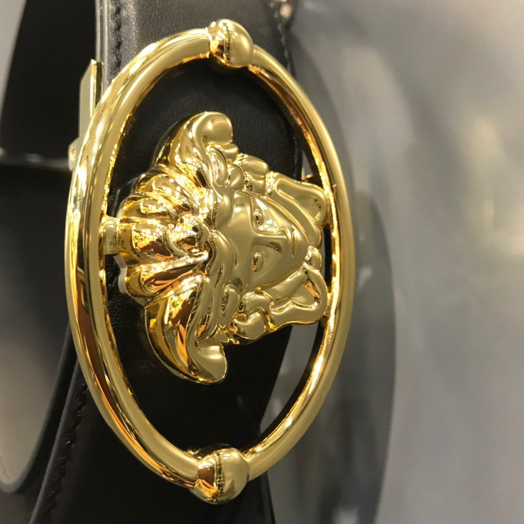 Versace Designer Belt Mens Belts Womens Brand Belt Luxury Belt Length 100-125cm Woman Men Belt Fashion Classics Casual Classic Solid Smooth Buckle Designer High Quality Belt