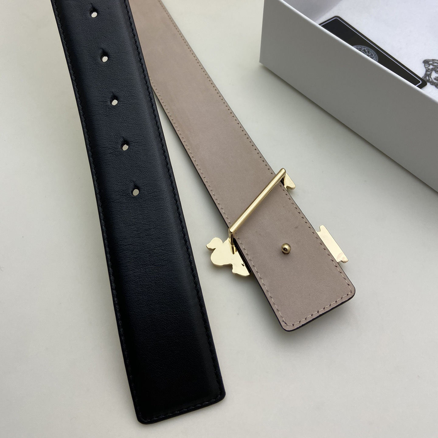 Versace Classic Designer Belt Belts For Women Man Designer Casual Letter Smooth Buckle Belt Couple Lovers Style