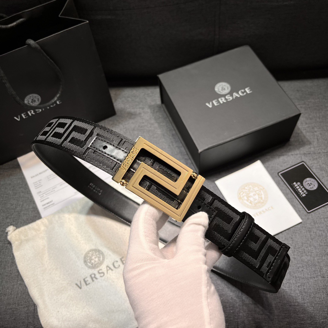 Versace Designer Belt Mens Belts Womens Brand Belt Luxury Belt Length 100-125cm Woman Men Belt Fashion Classics Casual Classic Letter Smooth Buckle Designer High Quality Belt
