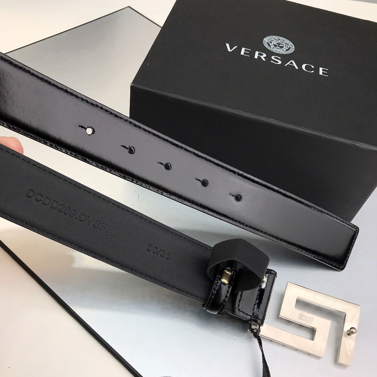 Versace Designer Belt Mens Belts Womens Brand Belt Luxury Belt Length 100-125cm Woman Men Belt Fashion Classics Casual Classic Solid Smooth Buckle Designer High Quality Belt