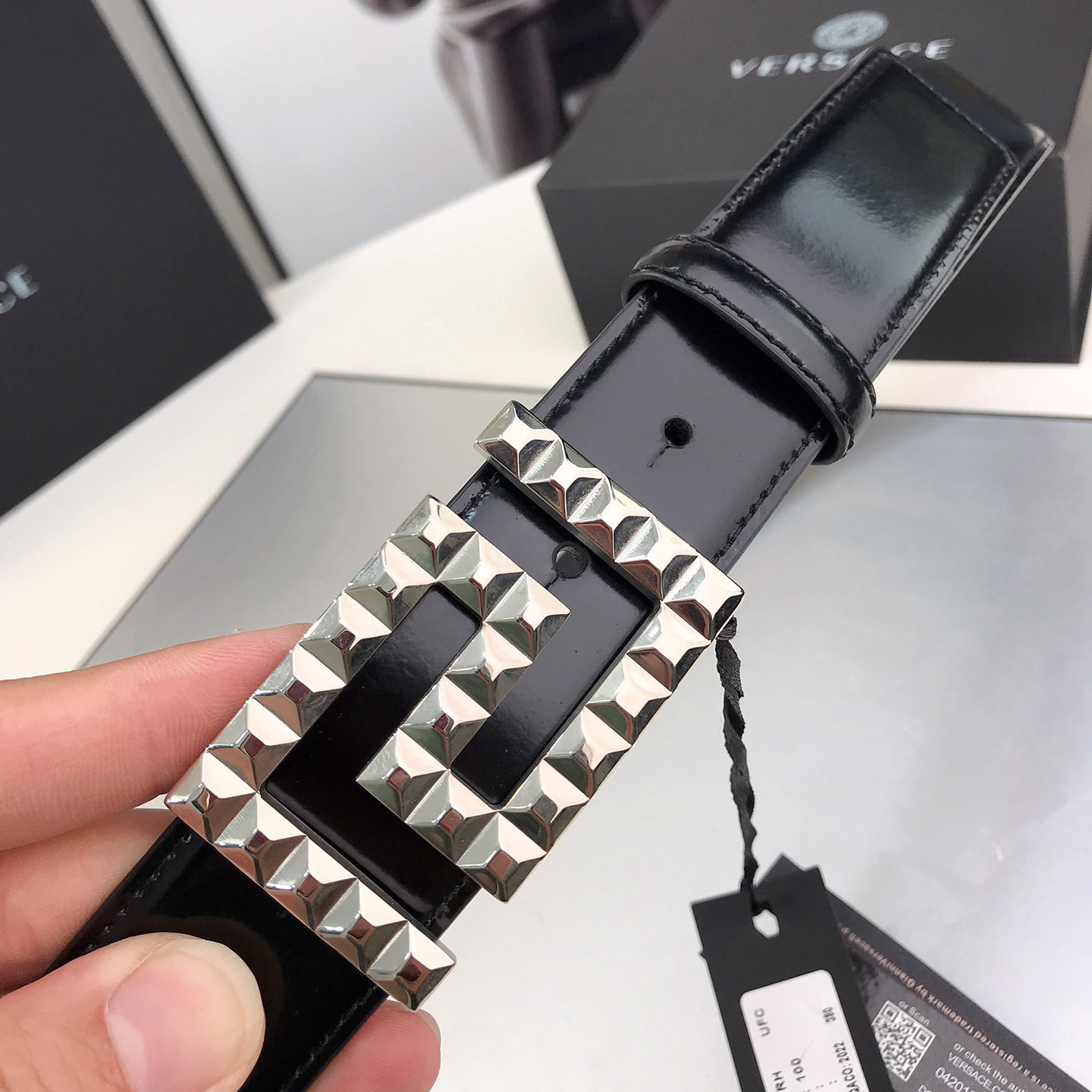 Versace Designer Belt Mens Belts Womens Brand Belt Luxury Belt Length 100-125cm Woman Men Belt Fashion Classics Casual Classic Solid Smooth Buckle Designer High Quality Belt