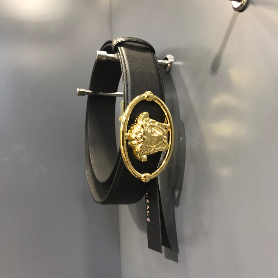 Versace Designer Belt Mens Belts Womens Brand Belt Luxury Belt Length 100-125cm Woman Men Belt Fashion Classics Casual Classic Solid Smooth Buckle Designer High Quality Belt