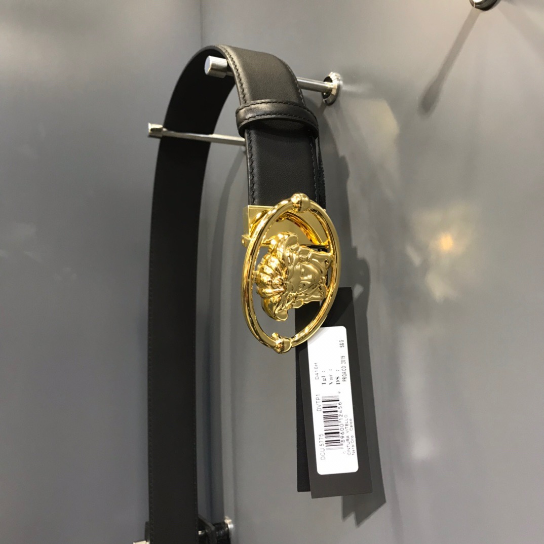 Versace Designer Belt Mens Belts Womens Brand Belt Luxury Belt Length 100-125cm Woman Men Belt Fashion Classics Casual Classic Solid Smooth Buckle Designer High Quality Belt