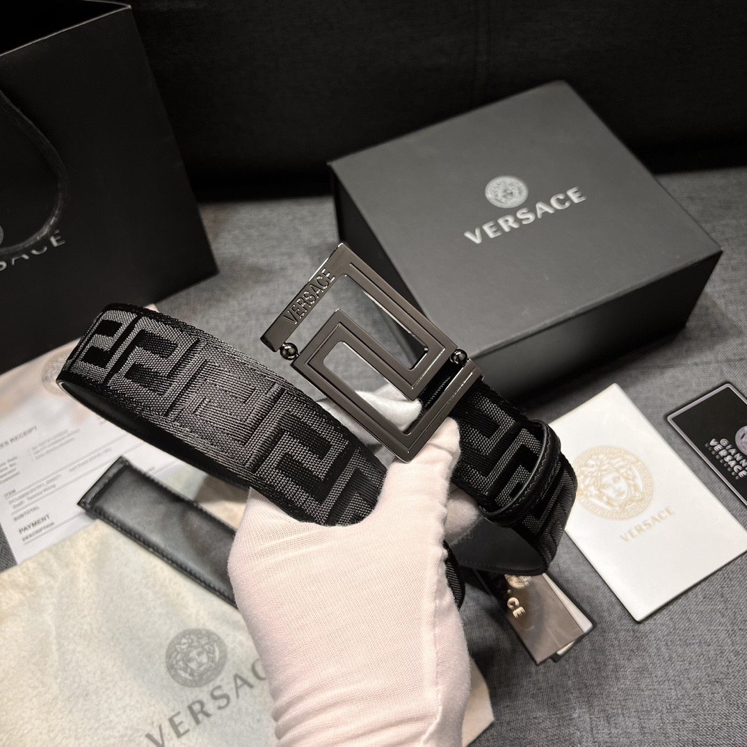 Versace Designer Belt Mens Belts Womens Brand Belt Luxury Belt Length 100-125cm Woman Men Belt Fashion Classics Casual Classic Letter Smooth Buckle Designer High Quality Belt